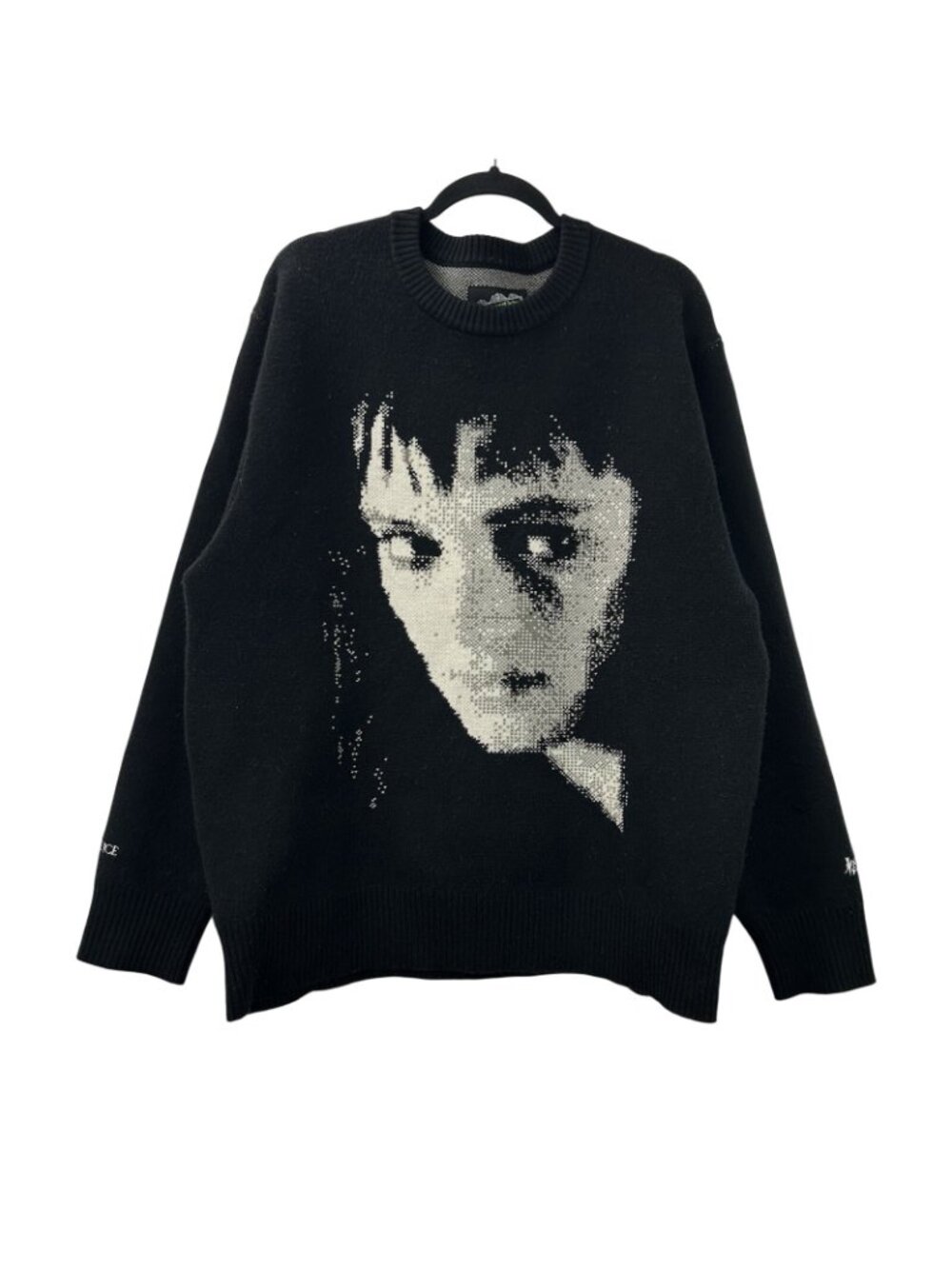 Welcome Skateboards x Beetlejuice "LYDIA SWEATER" Unisex Size XL Crewneck Black - Picture 9 of 16